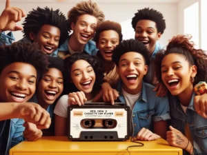 cassette, genz , ai image